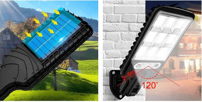 Lámpara Solar con Sensor de Movimiento y Resistencia al Agua | SolarBright Pro
