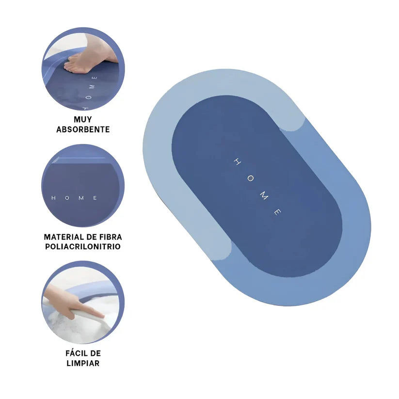 Alfombra Mágica Absorbente Para El Baño | Bathroom