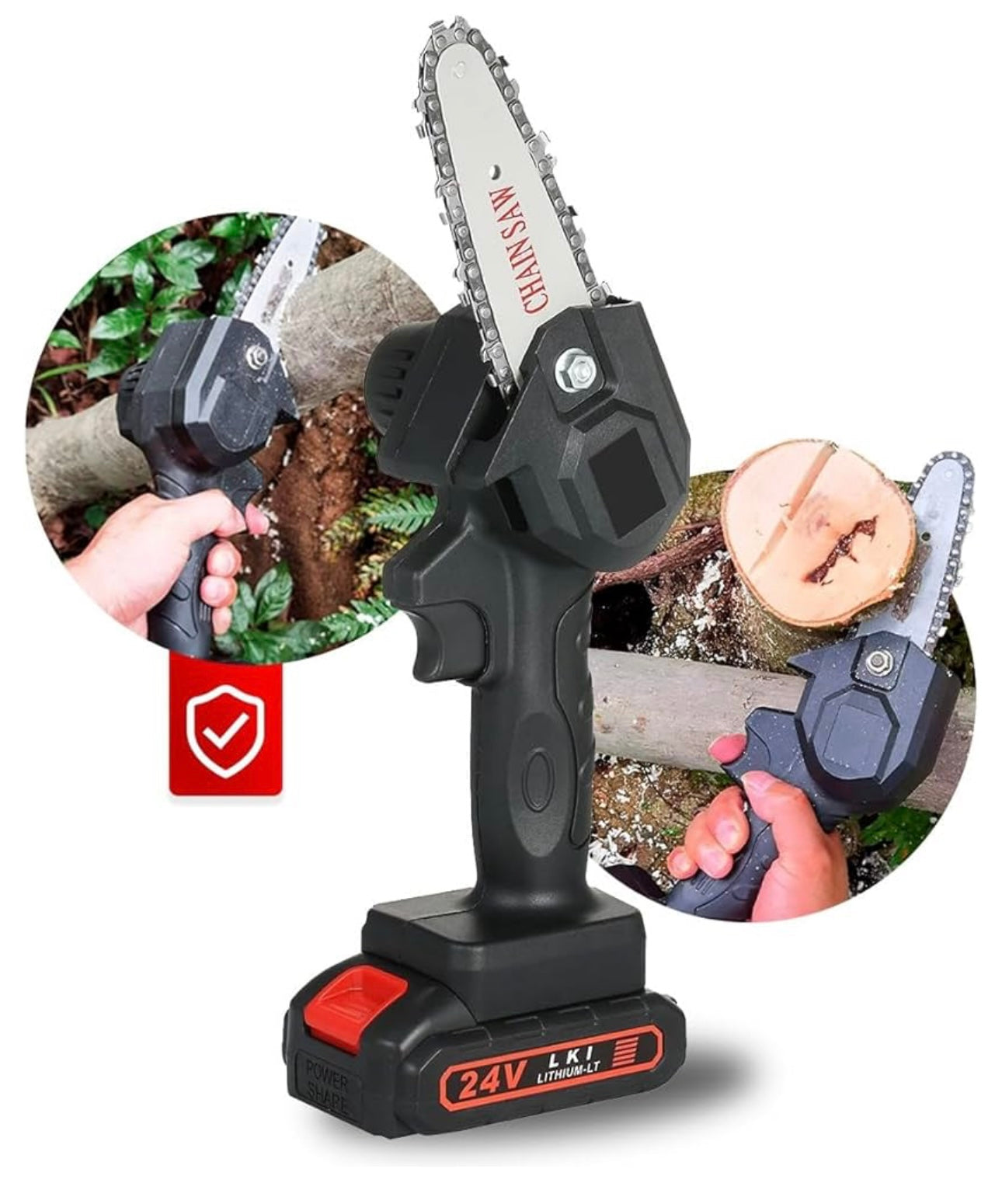 MOTOSIERRA INALÁMBRICA RECARGABLE