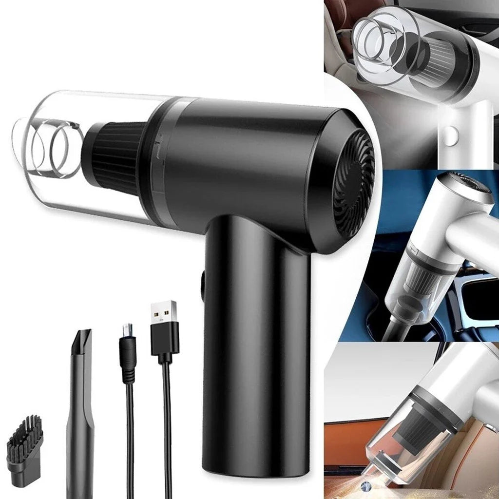 ¡Aspiradora TurboClean: Compacta y Versátil para Todo tu Hogar y Carro!