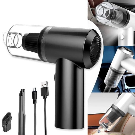 ¡Aspiradora TurboClean: Compacta y Versátil para Todo tu Hogar y Carro!